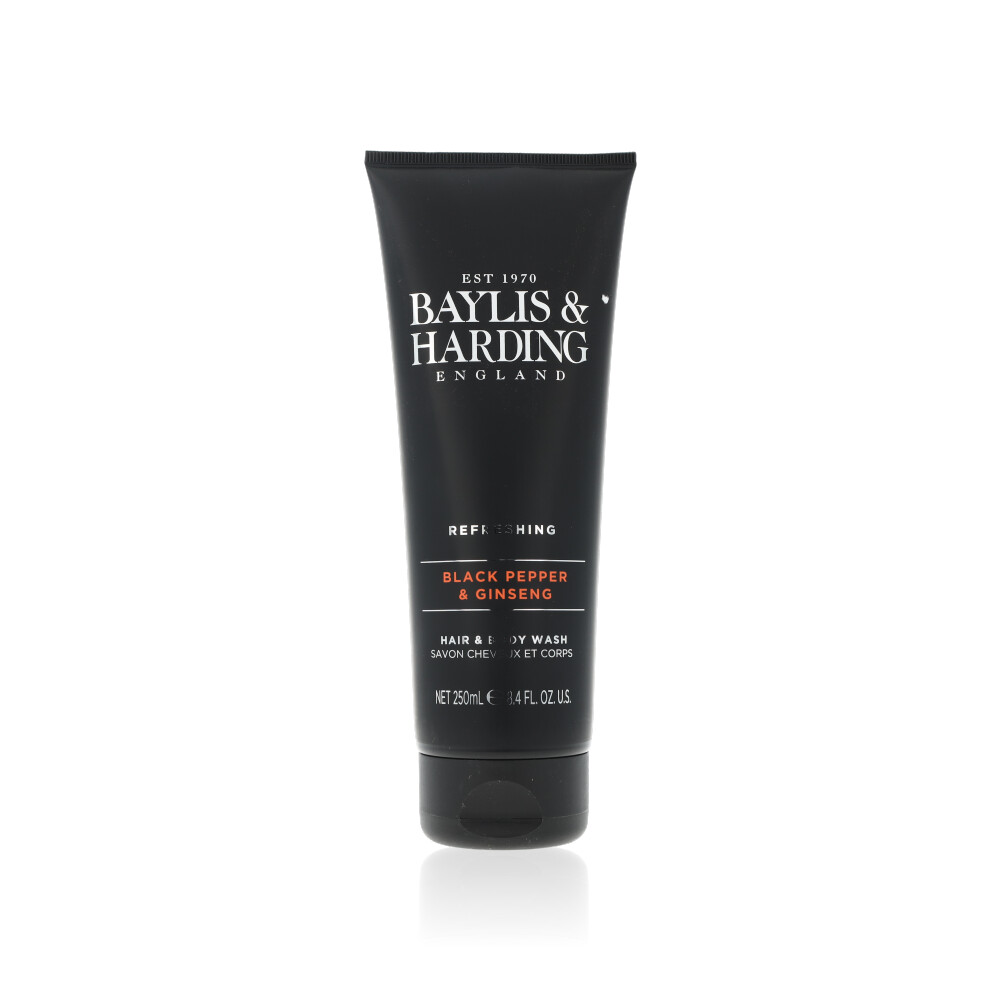 Baylis & Harding Men's Black Pepper & Ginseng Hair & Body Wash 250ml